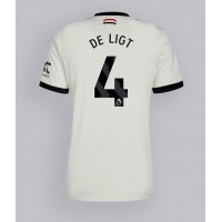 Maglie da calcio Manchester United Matthijs de Ligt #4 Terza Maglia 2024-25 Manica Corta